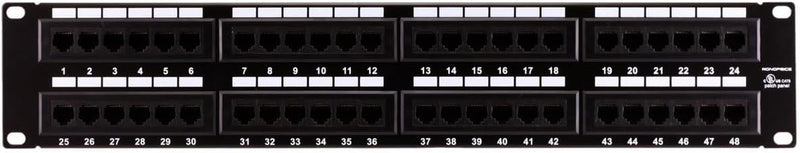 Monoprice 7305 48 Port CAT6 Patch Panel — main product image