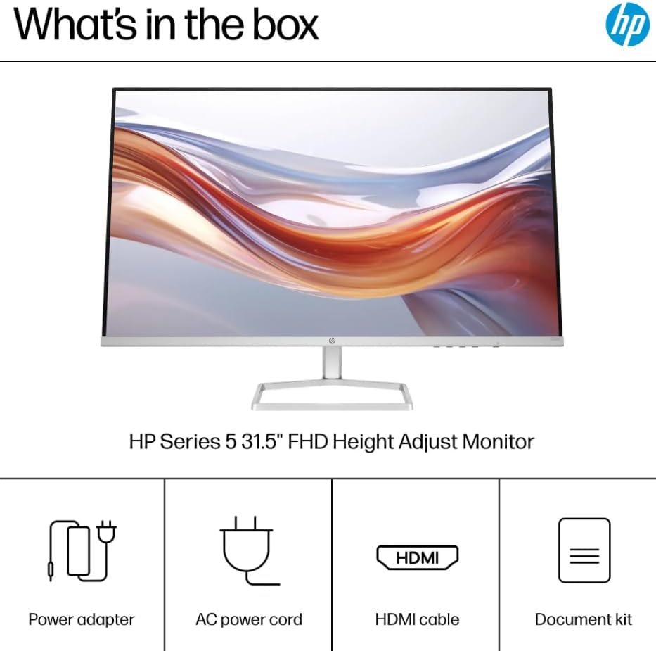 HP 32-Inch FHD VA Panel Monitor 100Hz HDMI