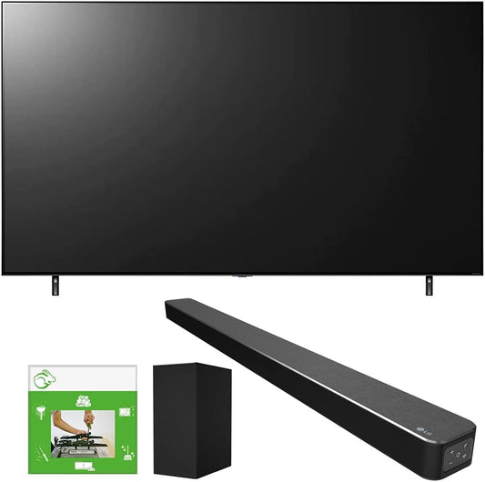 LG E29LG75NANO90UPA 75" 4K NanoCell Smart TV Bundle