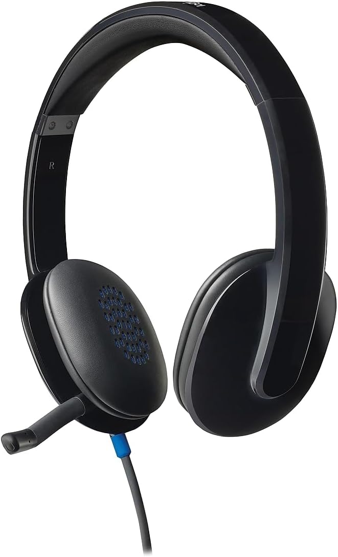Logitech LOG981000510 H540 USB Corded Headset Black