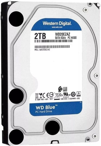 Western Digital WD20EZAZ 2TB Blue HDD - 5400 RPM, SATA