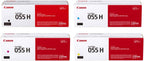 Canon CRG055HYCMYK 055 High Yield Toner Cartridge Set
