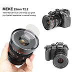 Meike ZN-2522 25mm T2.2 MFT Mount Cinema Lens