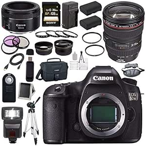 Canon EOS 5DS DSLR 24-105mm Lens Bundle