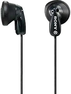 Sony Ultra Lightweight Stereo Earbud Headphones, Black