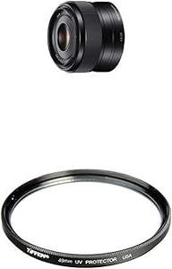 Sony SEL35F18 35mm f/1.8 Prime Lens UV Filter Bundle