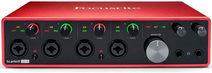 Focusrite Scarlett 18i8 3rd Gen Audio Interface - XLR Cable Bundle