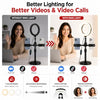 Acuvar 6-Inch LED Ring Light with Dual Phone Holders