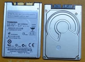 Toshiba MK1229GSG 120GB 1.8inch SATA Hard Drive — main product image