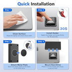 iGoevo Magnetic Hard Drive Holder for Laptops and Phones