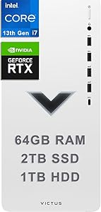 HP Gaming Desktop i7-13700 RTX 3060 64GB RAM 2TB SSD