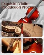 Ktaxon 4/4 Full Size Beginner Acoustic Violin Kit