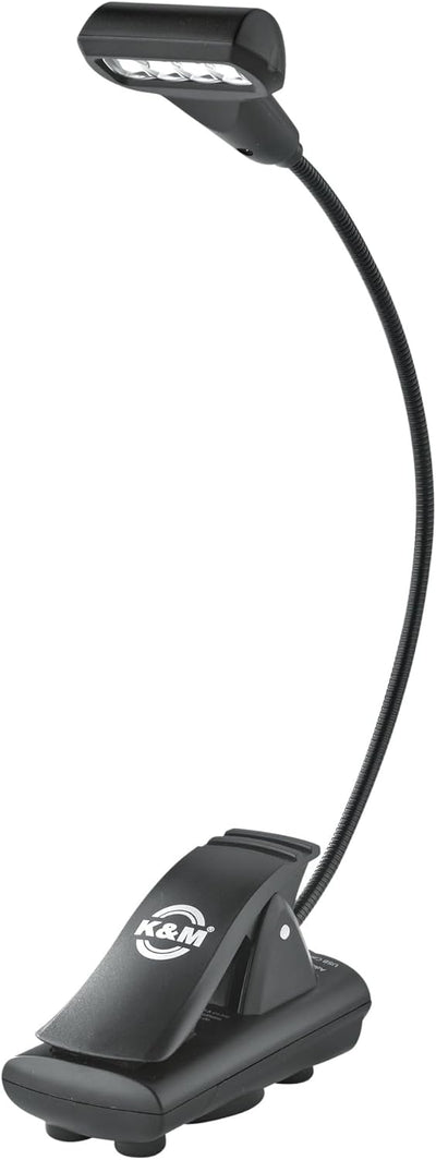K&M 12274-BLACK 4 LED Music Stand Light - Black