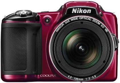 Nikon 26440 COOLPIX L830 Red Digital Camera Renewed