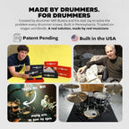 KickBlock Bass Drum Anchor and Anti-Creep Stopper