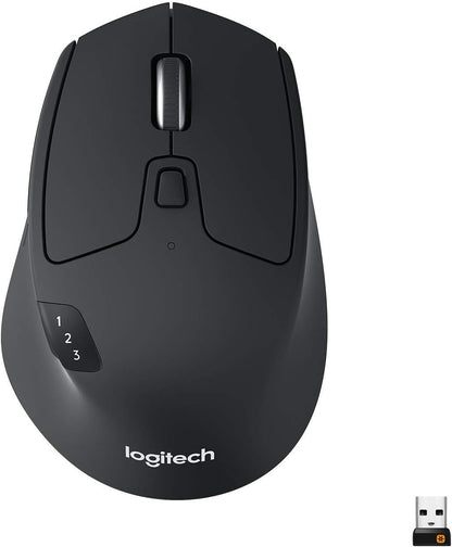 Logitech M720 Triathlon Wireless Mouse - Renewed