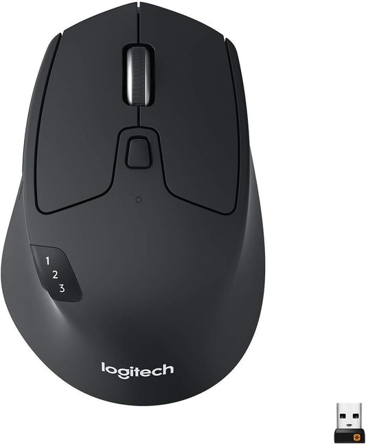Logitech M720 Triathlon Wireless Mouse - Renewed