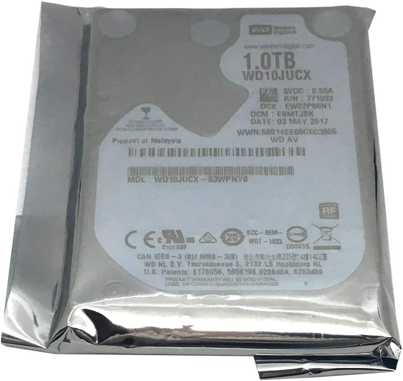 Western Digital WD10JUCX-PS-3YR 1TB PS4/Laptop 2.5" HDD