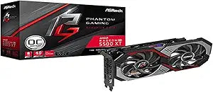 ASRock 90-GA1NZZ-00UANF RX5500XT PGD 8GB Graphics Card