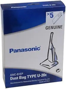 Panasonic AMC-B1EP Type U-20E Vacuum Bags 5-Pack