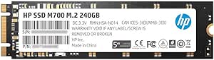 HP M700 240GB M.2 SATA III Internal SSD — main product image