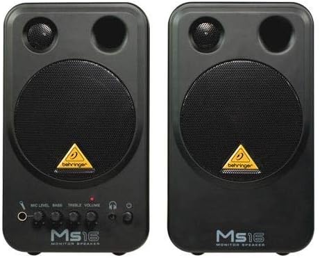 Behringer MS16 16-Watt Powered Studio Monitor System