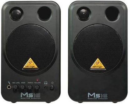 Behringer MS16 16-Watt Powered Studio Monitor System