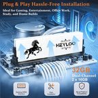 HEYLOO DDR4 RGB Dual-Channel Desktop Memory Kit