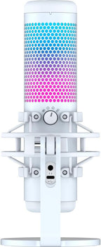 HyperX 519P0AA QuadCast S RGB USB Microphone - White