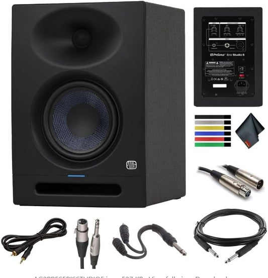 PreSonus Eris Studio 5 Active Studio Monitor Bundle