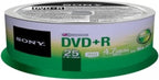Sony 25DPR47SP 16x DVD+R 4.7GB Recordable Media - 25-Pack