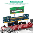 HULNAMRYK SODIMM to DIMM Laptop Memory Adapter Card