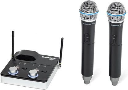 Samson SWC288MHQ8-D Dual Wireless Handheld Microphone System