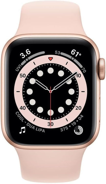 Apple series 6 Watch: GPS + Cellular, Stainless Steel (Renewed)