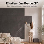 TONOR Grooved Peel-and-Stick Acoustic Wall Panels