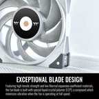 Thermaltake ToughFan 12 White - PWM Case Fan