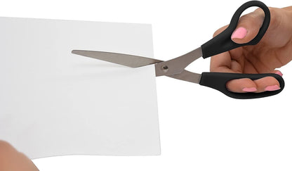 Westcott 16907 8" All Purpose Scissors 3-Pack - Black