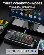 AULA F75 Pro Hot-Swappable Wireless Mechanical Keyboard