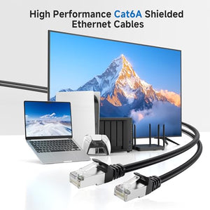 Cable Matters Snagless Shielded Cat 6A Ethernet Cable