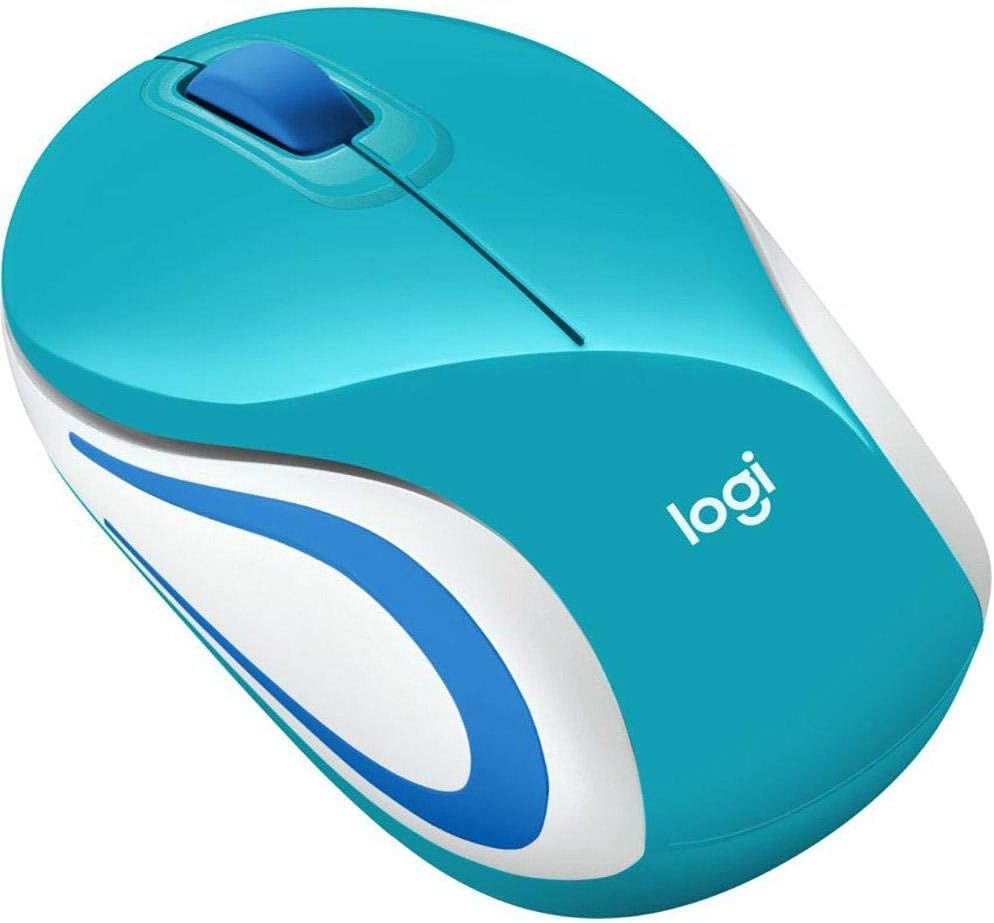 Logitech Wireless M187 Mini Mouse - Bright Teal