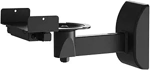 Monoprice 130829 Universal Bookshelf Speaker Mount - Black — main product image