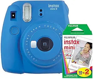 Fujifilm BHBUSWA1099 Instax Mini 9 Camera Bundle (Cobalt Blue) — main product image