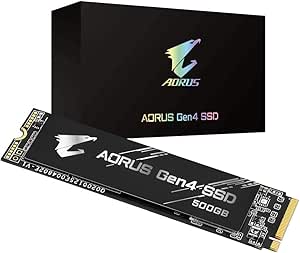 Gigabyte GP-AG4500G AORUS 500GB Gen4 NVMe SSD