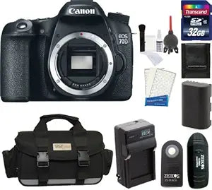 Canon 70D Kit3 DSLR Camera Bundle