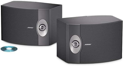 Bose 301-V Stereo Loudspeakers Pair Black Renewed