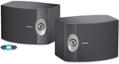 Bose 301-V Stereo Loudspeakers Pair Black Renewed