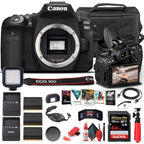 Canon 3616C002 EOS 90D DSLR (Body Only) Bundle, Renewed