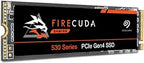 Seagate ZP4000GM3A013 FireCuda 530 4TB NVMe PCIe Gen4 SSD