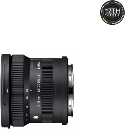 Sigma Sigma 10-18mm f/2.8 DC DN Contemporary Lens (Sony E) Bundle