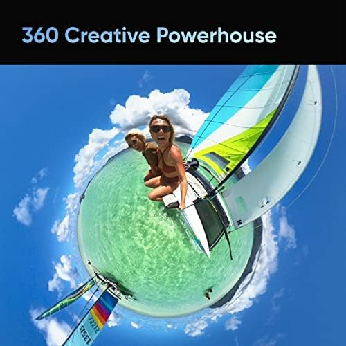 Insta360 CINSAAQ/B_SELFIE-STICK_128GB X3 Waterproof Action Camera Bundle
